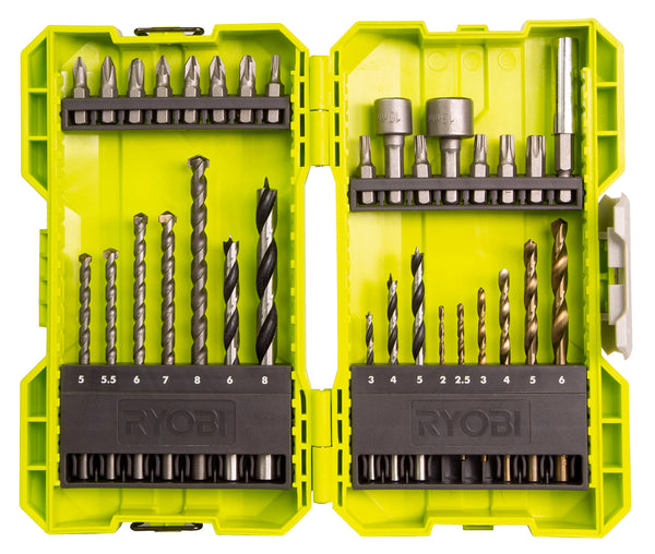 Ryobi RAK32DDMIX Mixed Drilling and Screwdriving Bit Set (32 Piece)