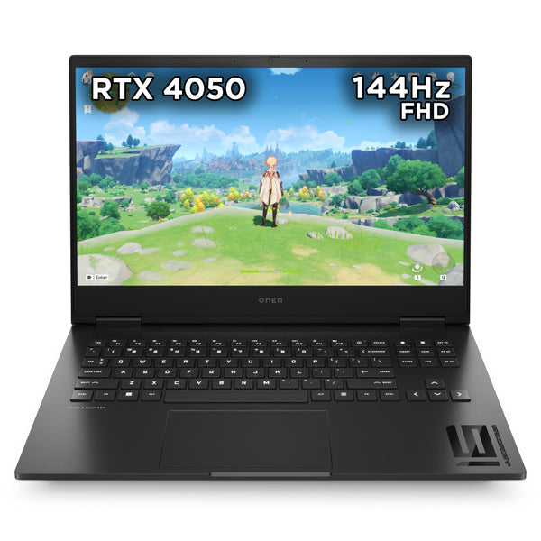 HP Omen 17" Gaming Laptop and HyperX Cloud III Wired Headset bundle, AMD Ryzen 7-8845HS, AI Enhanced, 16 GB RAM, 1TB SSD, NVIDIA GeForce RTX 4050 Graphics, FHD Display, 144Hz, Black, 17-db0016sa