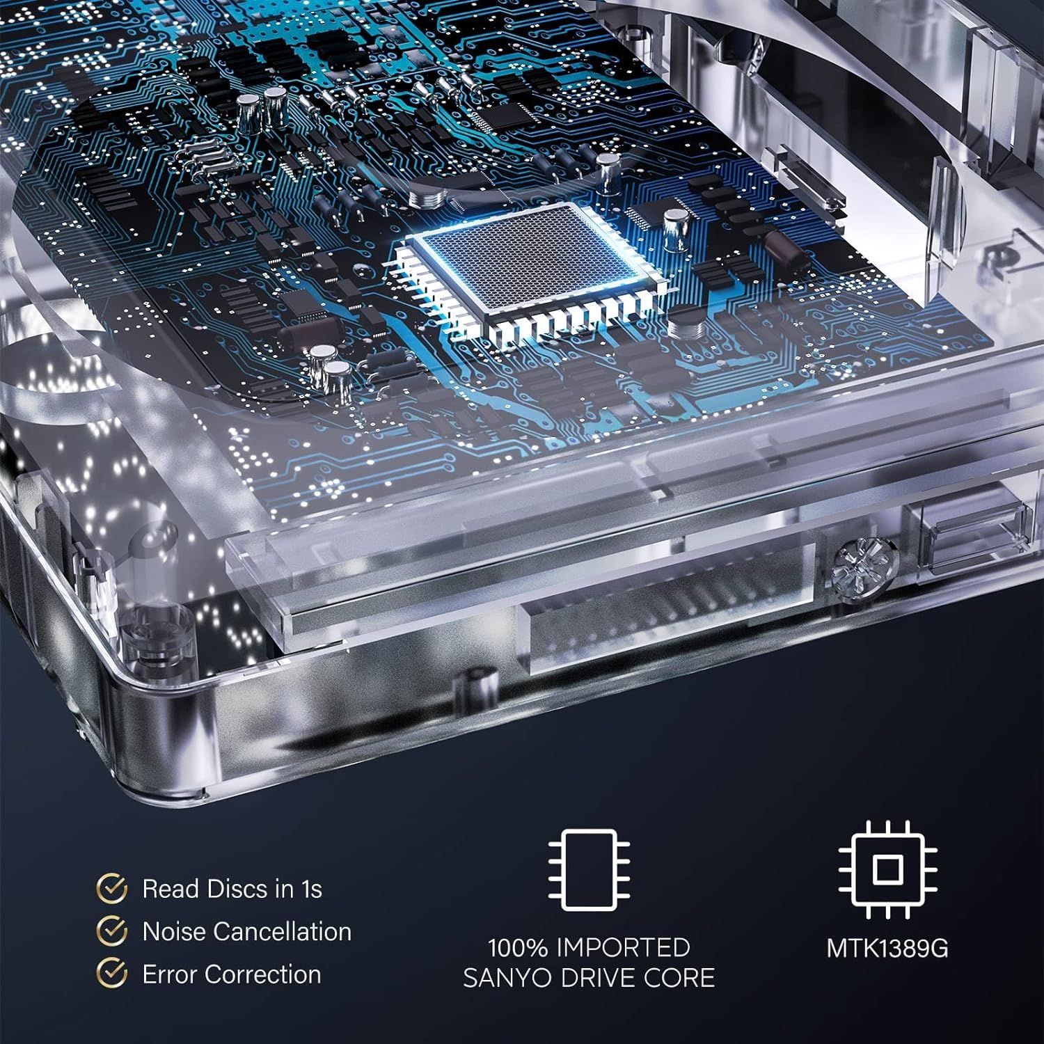 Ceihoit DVD Player HDMI for TV, Mini 1080P HD DVD CD/Disc Player with HDMI/AV Output, Cables Included, USB Input, Supported DVD-VCR Combo Built-in PAL/NTSC System