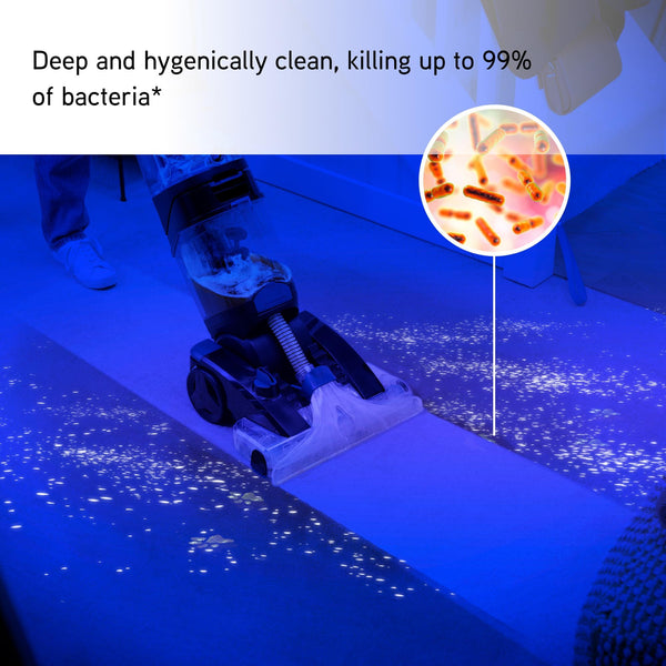 Vax Platinum Power Max Carpet Cleaner, Removes 93% of Bacteria, Proven to clean better than the leading rental, Black