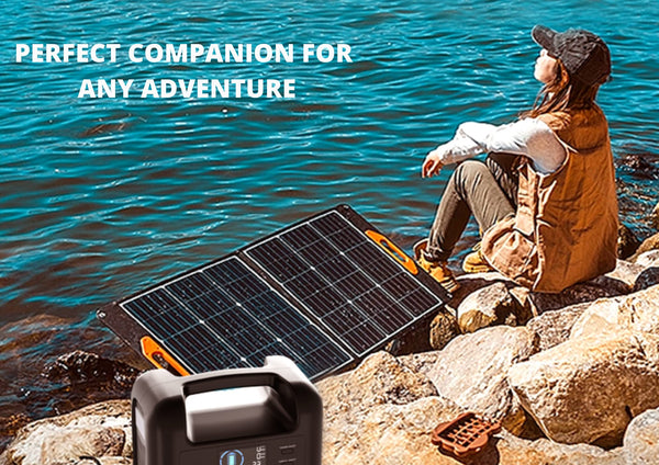 Mobisolar 60W Foldable Solar Panel Portable Monocrystalline Solar Charger for Power Station Caravan Boat Camping Camper 12V Car Off-grid Home RV Battery with USB and DC outputs (Mono Perc Design.)