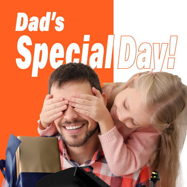 Toolganize Power Tool Organiser, Storage Rack with Power Strip Charging Station, Heavy-Duty for Workshop & Garage Tools - 4 Slot, Milwaukee Red.