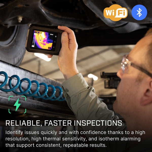 FLIR C5 Compact Thermal Imaging Camera with Wifi: High Resolution Infrared Imager for Inspection, Electrical/Mechanical, Building, and HVAC Applications