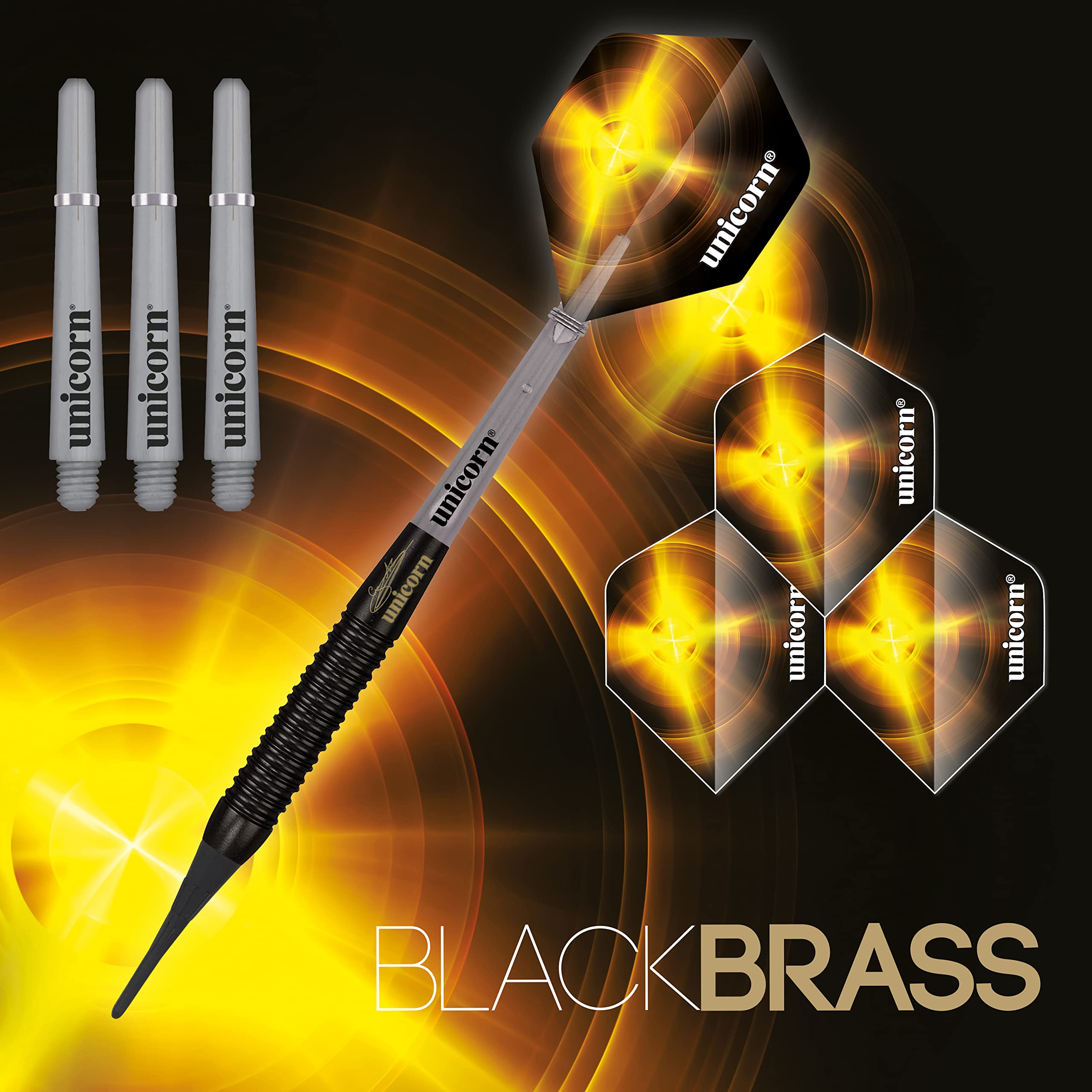 Unicorn Unisex Brass Gary Anderson Soft Tip Darts