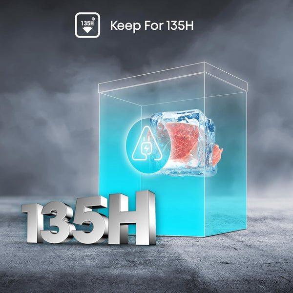 Hisense FC386D4AWLE 297Litres Freestanding Chest Freezer, 4 Star Freezer Rating, E Rated in White