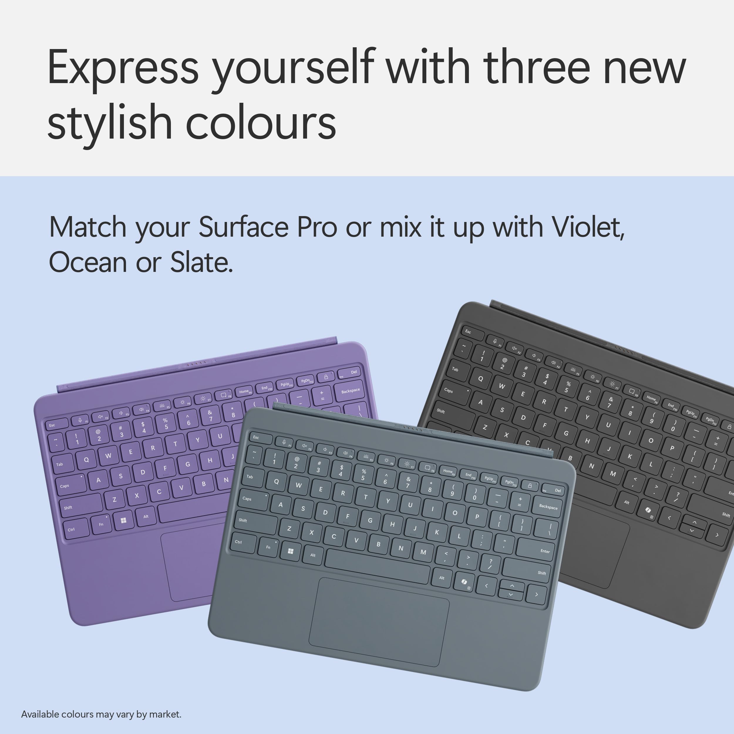 Microsoft Surface Pro Flex Keyboard with Slim Pen | Black | 2-in-1 Alcantara® Keyboard for Surface Pro Windows 11 Copilot+ PC