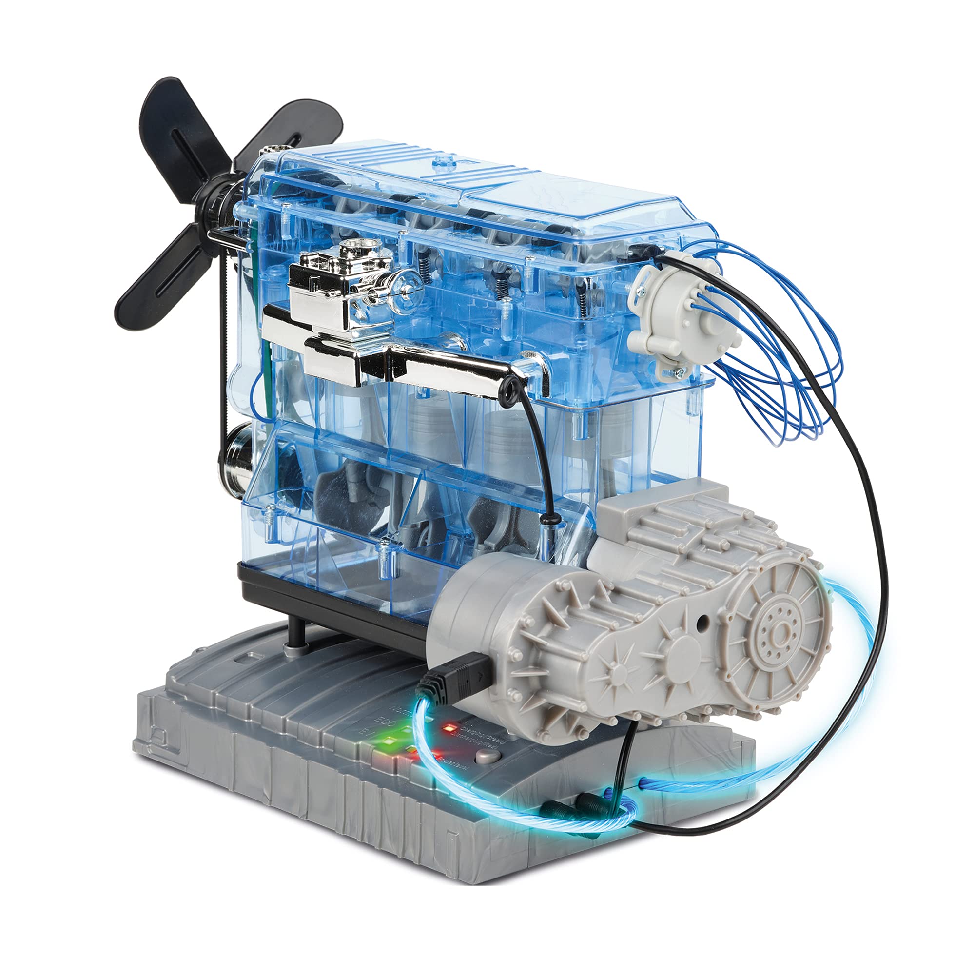 Machine Works Build Your Own Porsche 911 Boxer Engine Toy - Replica Model Building Kit - Features Sounds and Illumination, 280+ Pieces, 10+ Years