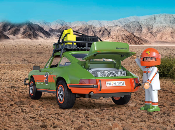 Playmobil 71436 Porsche 911 Carrera RS 2.7 Off-Road Edition, thrilling rides through any terrain, with various functions, collectible car or play sets suitable for children ages 5+