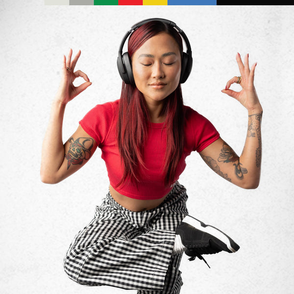 Skullcandy Crusher Evo Wireless Bluetooth Headphones with Multi-Sensory Bass and Charging Cable, Noise Isolating Over-Ear Fit, Up to 40 Hours Battery, Microphone for iPhone Android - Bone