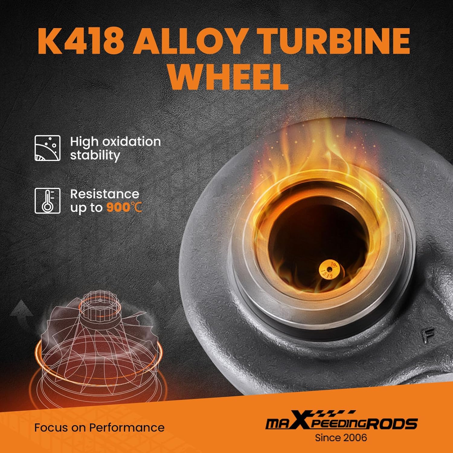 maXpeedingrods TD04L Turbo Turbolader for VW Crafter 30-50 2,5TDi BJL BJM 100kW 120KW 136PS 163PS 2006-2013