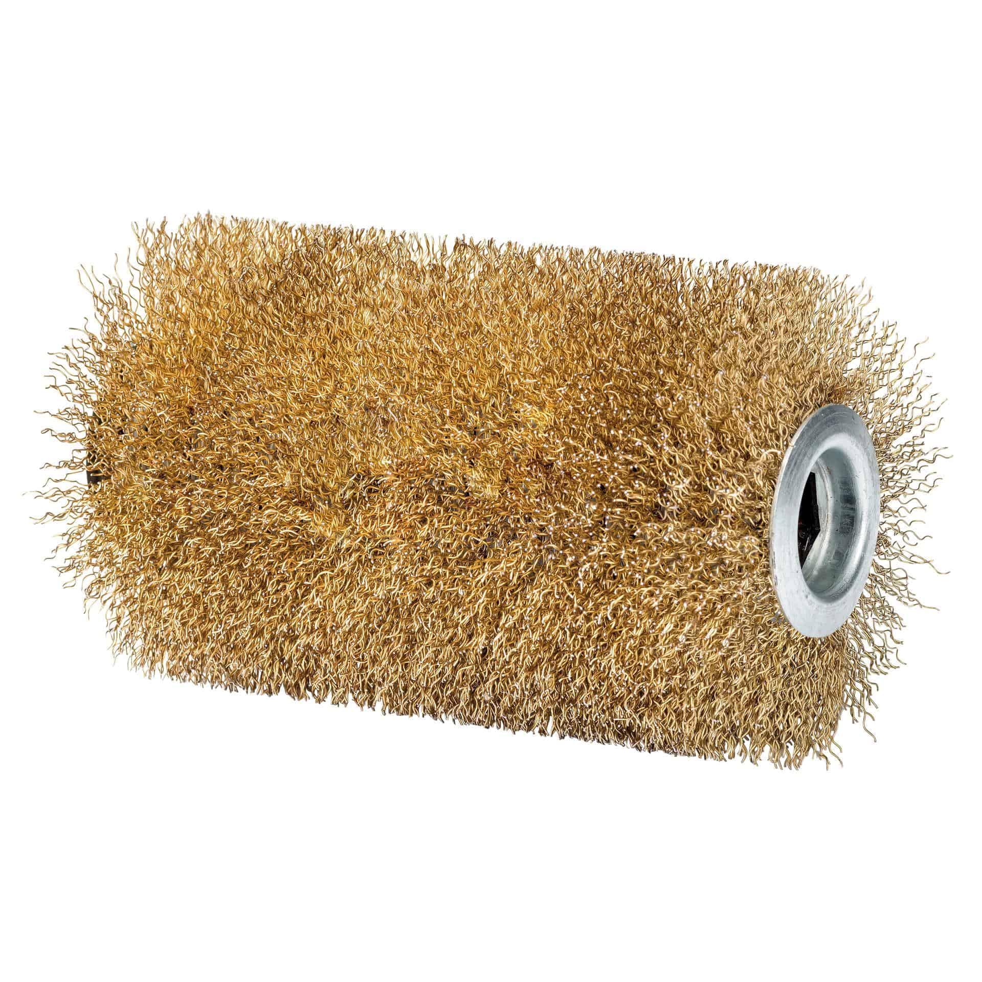 GLORIA Stone Brush PRO | Accessories for MultiBrush and PowerBrush | Clean Robust Paving Stones and Stone Slabs with a Wire Brush | 10 cm Diameter |