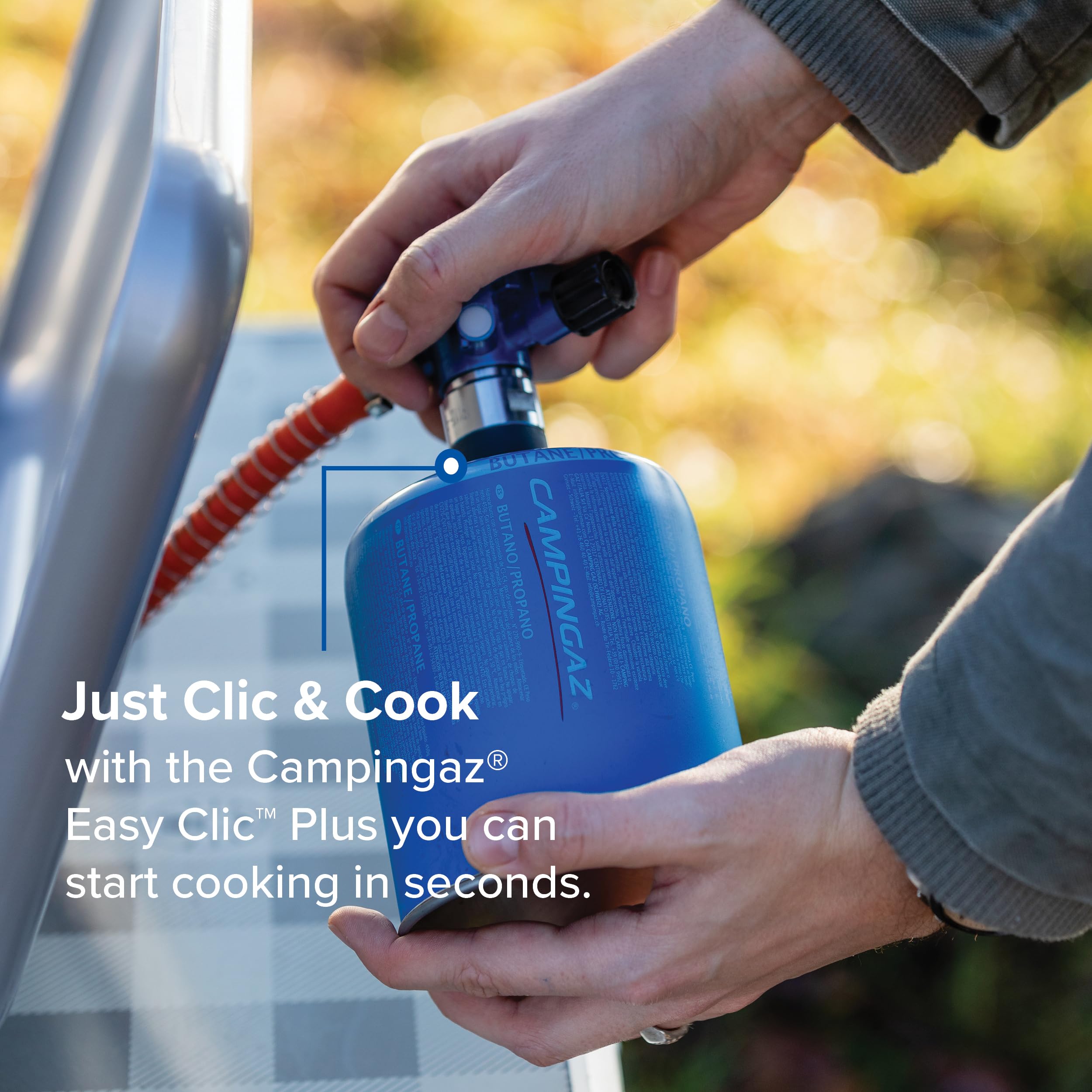 Campingaz Camping Kitchen 2 Camping Stove | 2 x 2000 Watts | 2-Burner Gas Stove with removable pan Supports | portable & compact