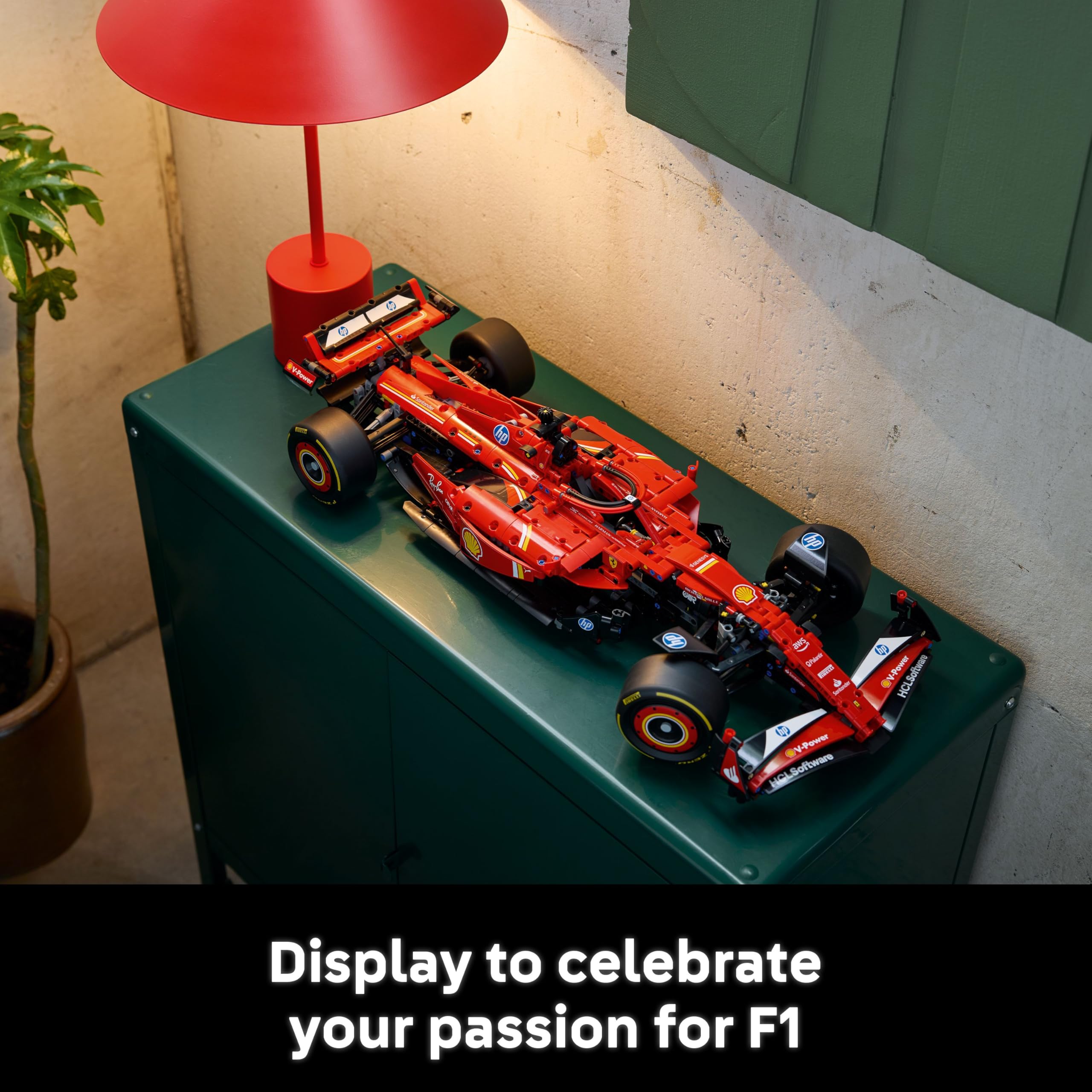 LEGO Technic Oracle Red Bull Racing RB20 F1 Car Model Kit - Collectible Formula 1 Building Set with 1:8 Scale V6 Engine, Gear Box, Steering & DRS - Gift Idea for Adult & Teenage Racing Fans - 42206