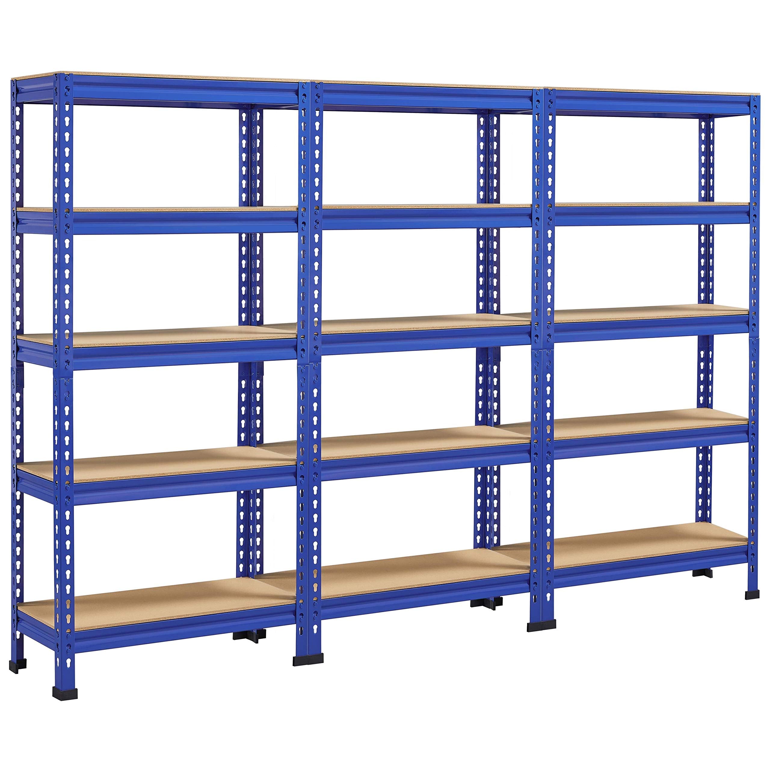 Yaheetech 5 Tier Garage Shelving Units, Heavy Duty Racking shelves, 150KG Per Shelf/750KG Capacity, 70cmx30cmx150cm（LxWxH,Dark Gray