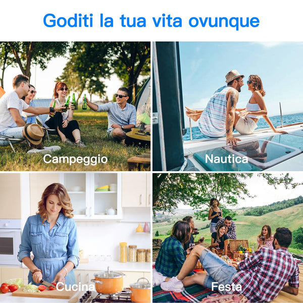 AAOBOSI Compressor Camping Fridge 95L, Car Fridge Dual Zone with 12/24V DC and 100-240V AC, -20°C to 20°C Portable Freezer for Car, Campervan, Lorry, Truck, Boat