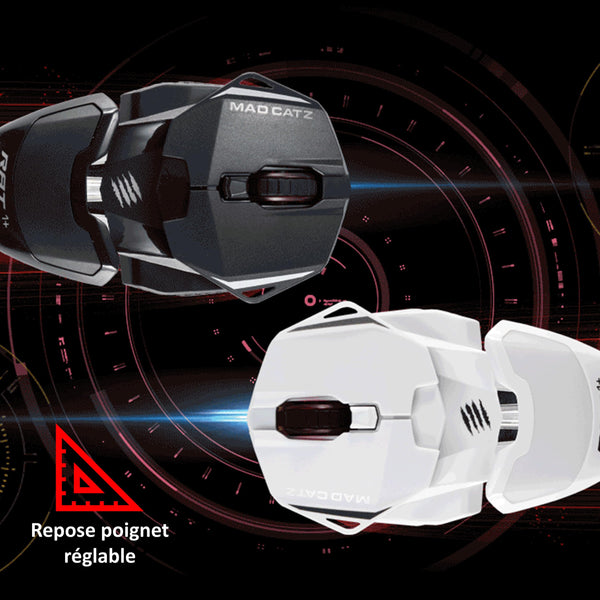 MAD CATZ R.A.T. 8+ Gaming Mouse (USB/Black/16000dpi/11 Buttons) - MR05DCINBL000-0