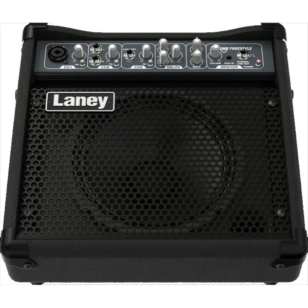 Laney AUDIOHUB Series AH80 - Multi-Input Combo Amp - 80W - 10 inch Woofer plus Horn, Black