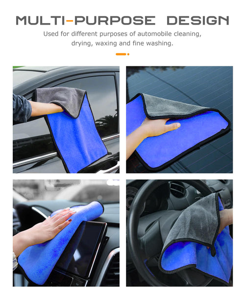 Flaconi 6PCS Microfibre Cloth Car,Cars Cleaning Products,12”x16” Microfibre Cleaning cloth,Automotive Detailing Products,Micro Fiber Cloth,Fit for Car Washing,Drying,Detailing (Yellow)