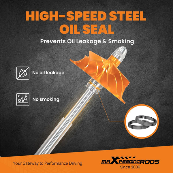 maXpeedingrods GT35 GT3582 Billet Wheel turbocharger Universal for 4/6 cylinder 2.5-6.0L 600HP A.nti Surge 4 Water+Oil Cold Turbo