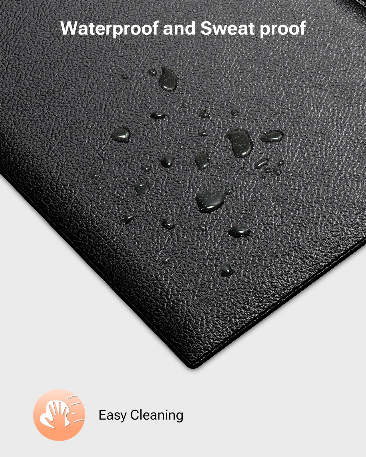 UREVO Foldable Treadmill Mat, Exercise Bike Mats for Home Gym Workout, Waterproof Non-Slip Exercise Equipment Mat Floor Protector for Indoor Cycles,