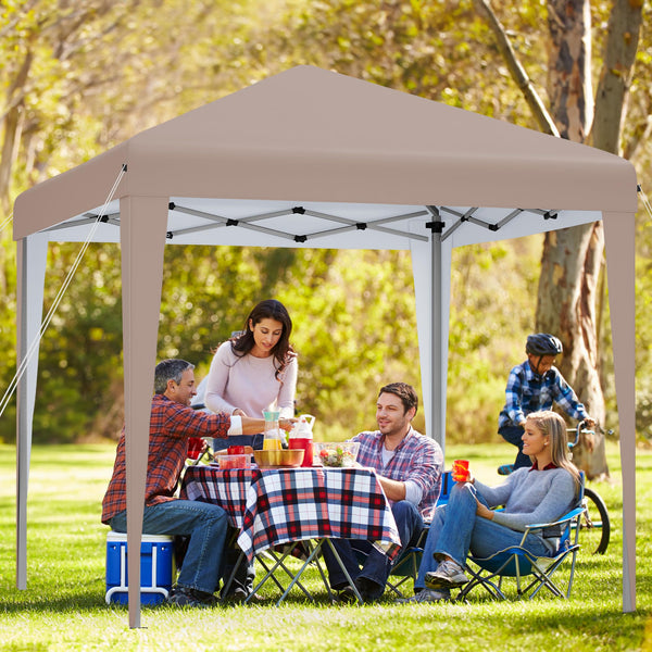 YITAHOME 3x3Meter Instant Heavy Duty Pop Up Gazebo, Folding Garden Camping Party Tent Canopy Marquee with Roller Bag