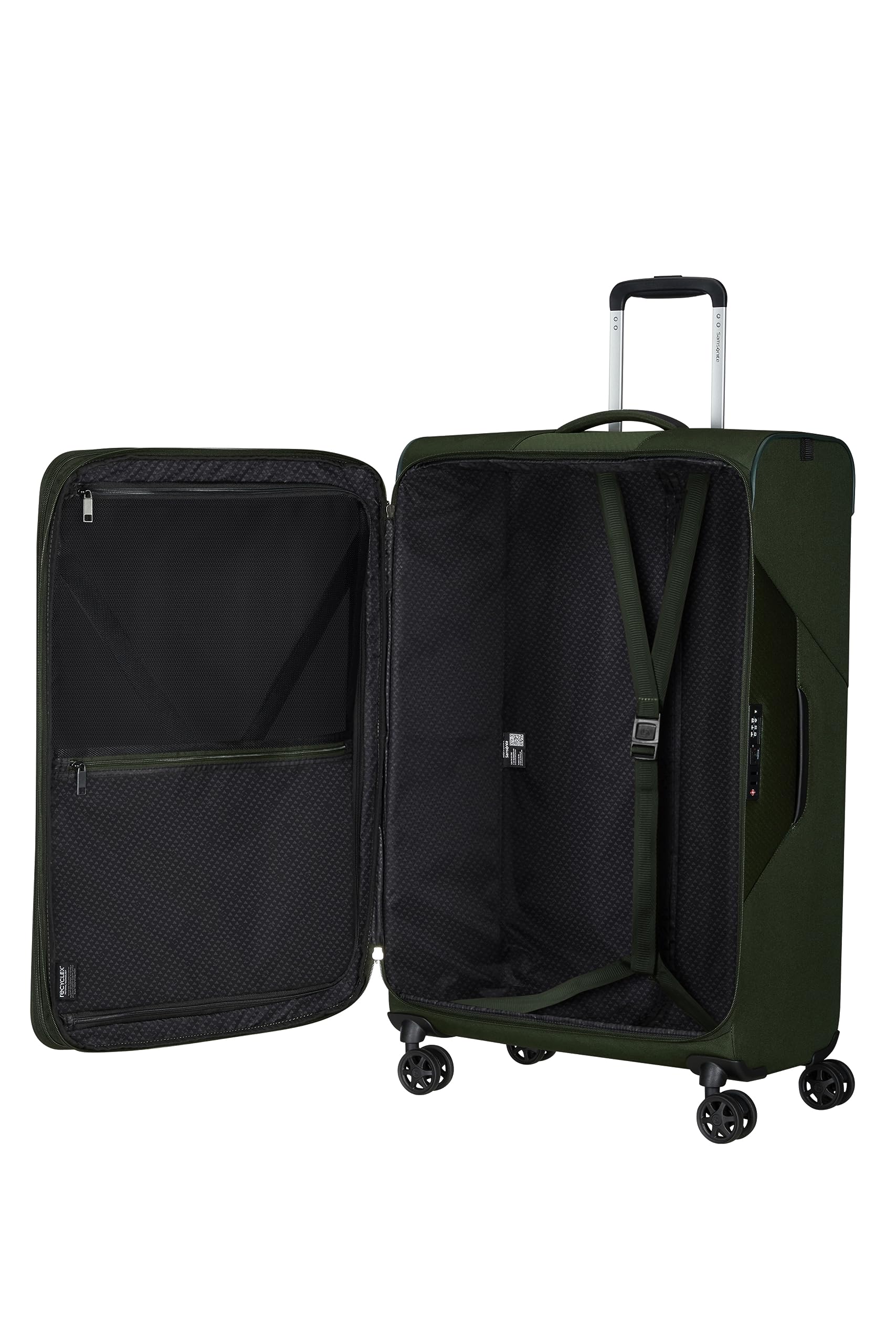 Samsonite Litebeam - Spinner S, Hand Luggage, 55 cm, 39 l, Black (Black)