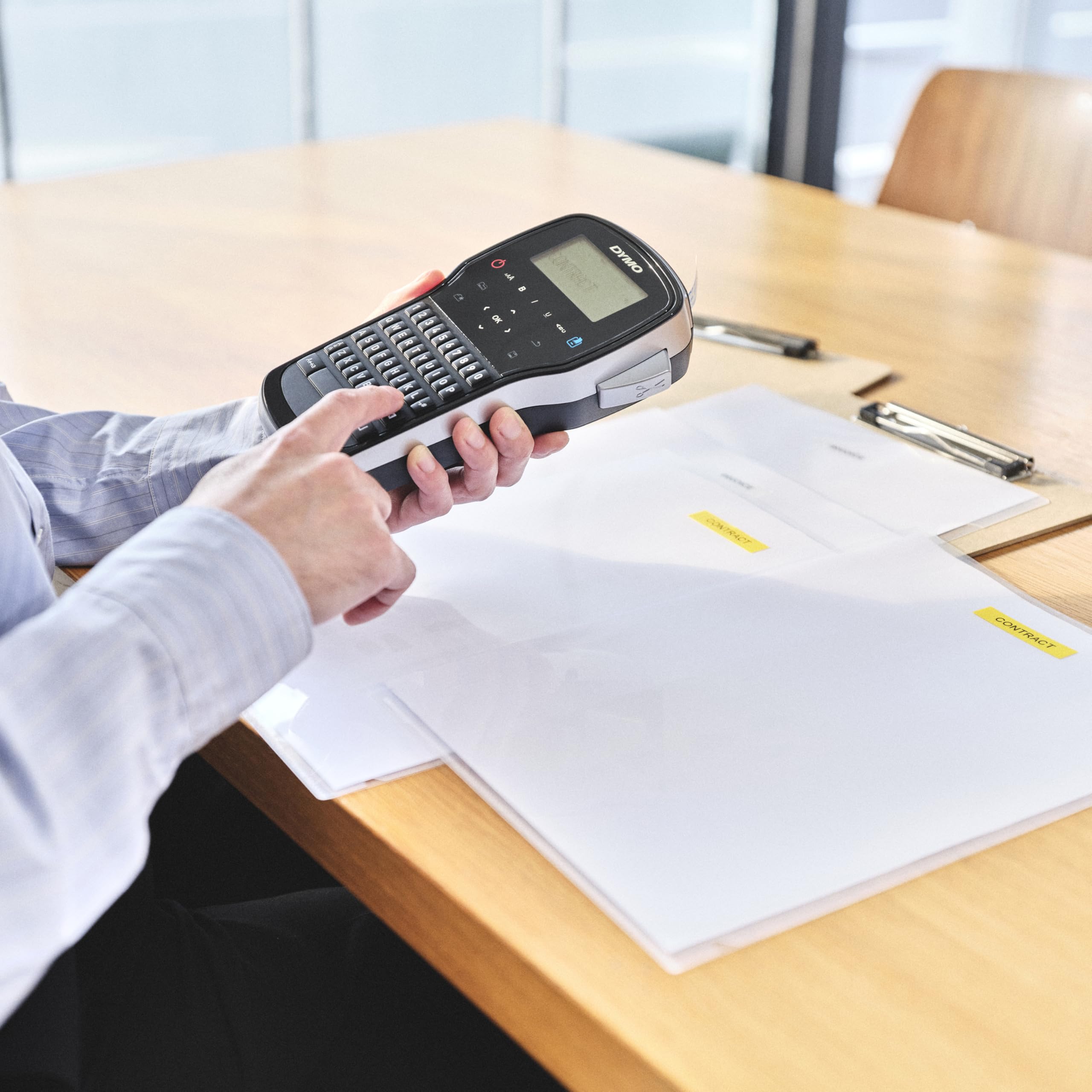 DYMO LabelManager 420P Label Maker | High Performance Rechargeable Portable Label Printer | Computer Connection | Print Barcodes, Logos & Graphics