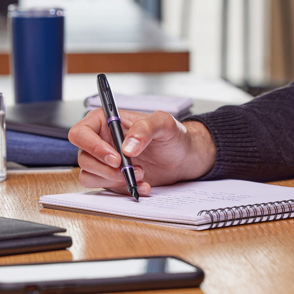 Parker IM Ballpoint Pen | Dark Espresso with Medium Point Blue Ink Refill | Gift Box