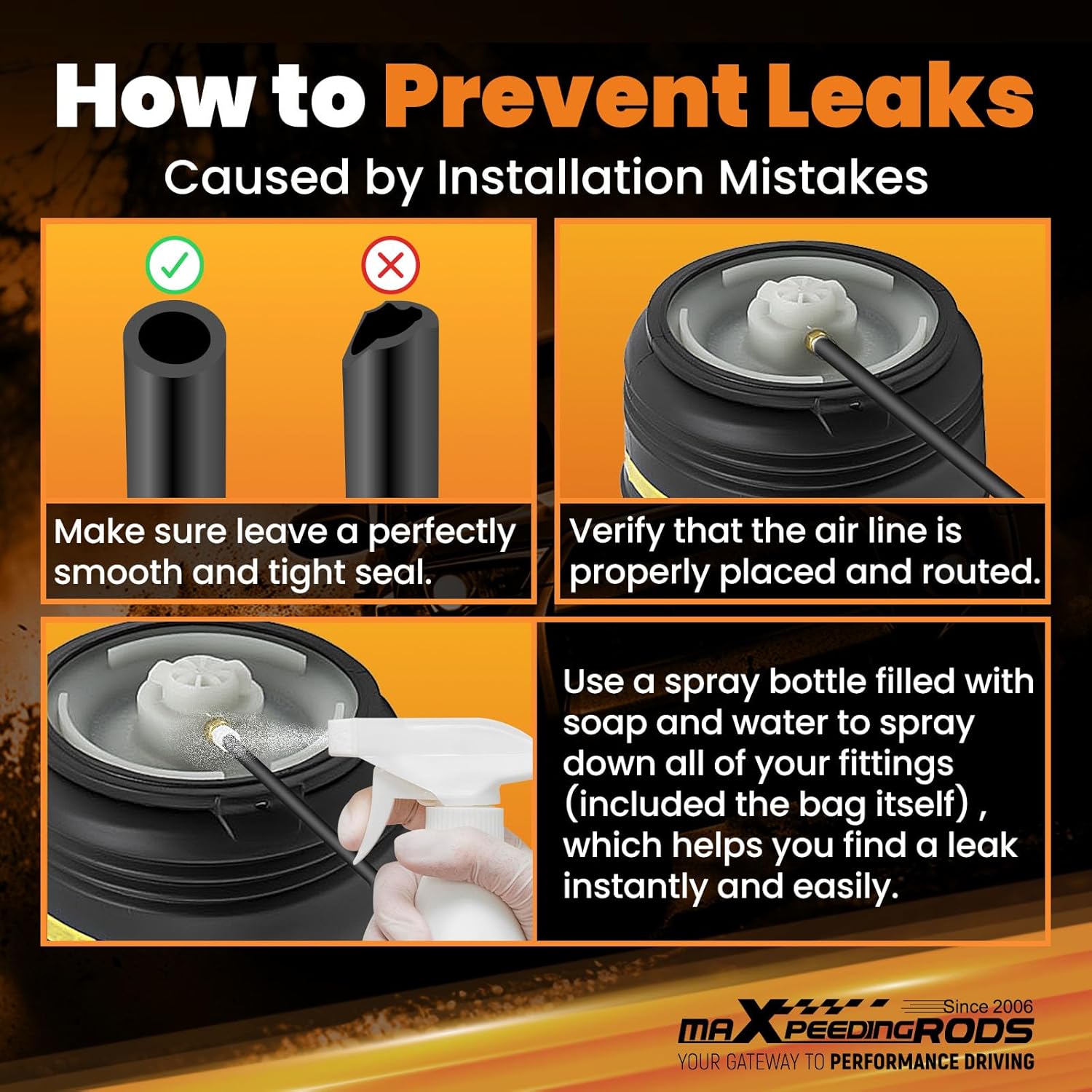 maXpeedingrods 2pcs Air Suspension Springs Bag for BMW X5 E70 2007–2013 X6 E71 2008–2015 E72 2008–2015 37126790078 37126790079