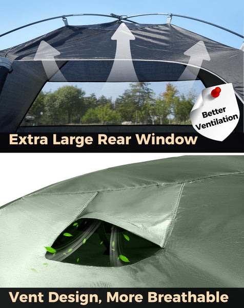 KingCamp Camping Tent for 4 Man, Ultralight Waterproof Dome Tent, Compact and Backpack-Friendly, Ideal Tent for Camping, Trekking and Outdoors