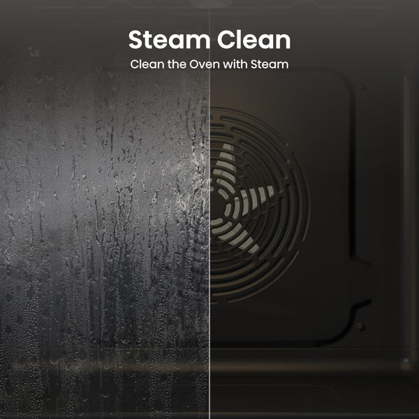 Hisense BI64211PB 77 Litre Built In Electric Single Oven With Pyrolytic Cleaning, Pizza Mode, Multiphase Cooking- Black 22x23x23 inches (LxWxH) - A+ Rated, Extra Large