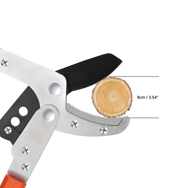 Kurtzy Heavy Duty Telescopic Anvil Lopper - 67-100cm / 26.38-39.37 Inches - Extendable Garden Tree & Branch Cutter - Professional Razor Blade Trimmer