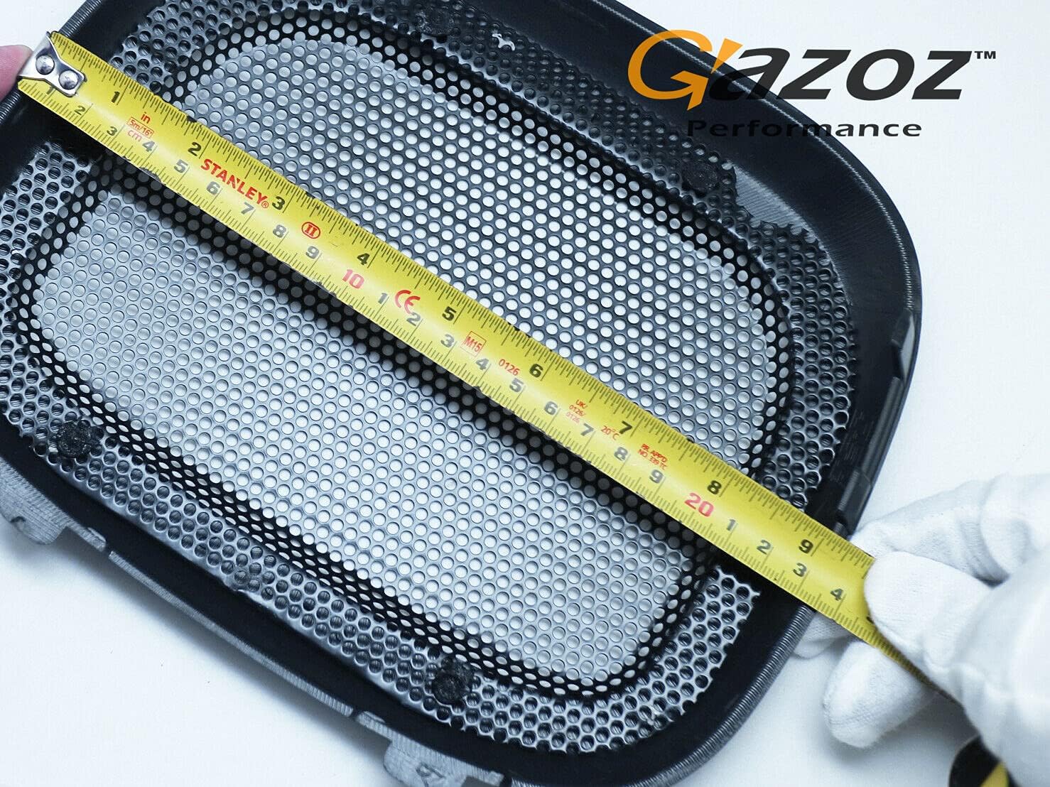 GAZOZ PERFORMANCE JDM Bumper Fog Lights Lamp Mesh Cover compatible with 2002-2003 Impreza WRX STI BUGEY