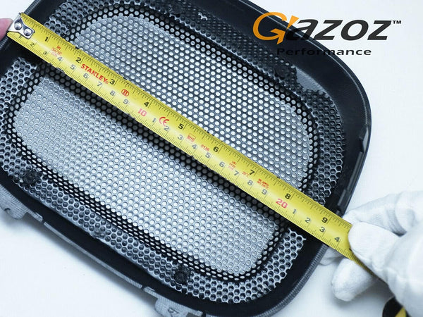 GAZOZ PERFORMANCE JDM Bumper Fog Lights Lamp Mesh Cover compatible with 2002-2003 Impreza WRX STI BUGEY