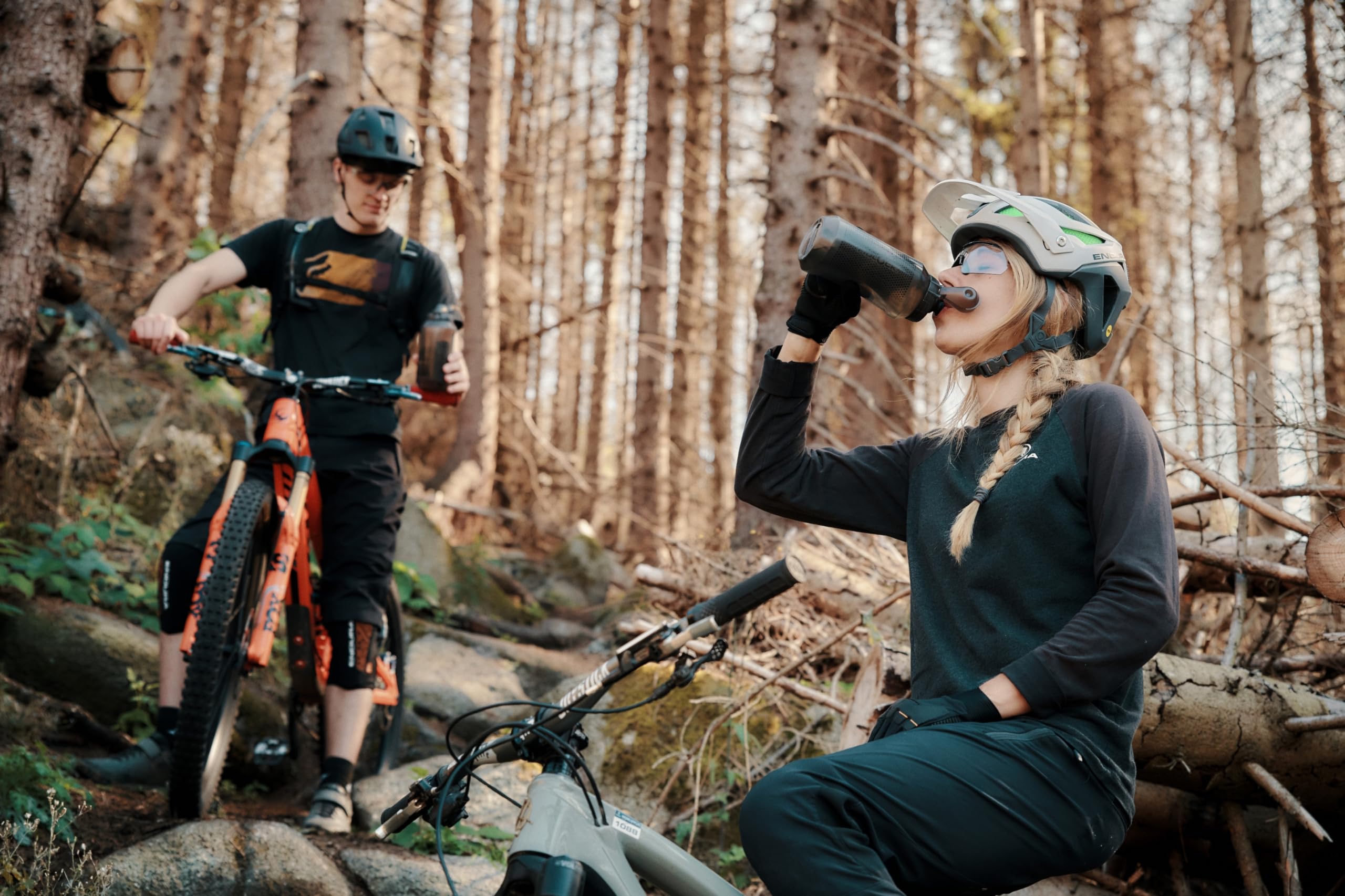 Fidlock Water Bottle with Bike Base Twist Set Transparent Size 750 ml