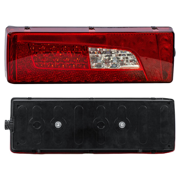 Passenger Left Side N/S Full LED Tail Light Rear Lamp 24V with Number Plate Light for Scania Truck P G R S L Series