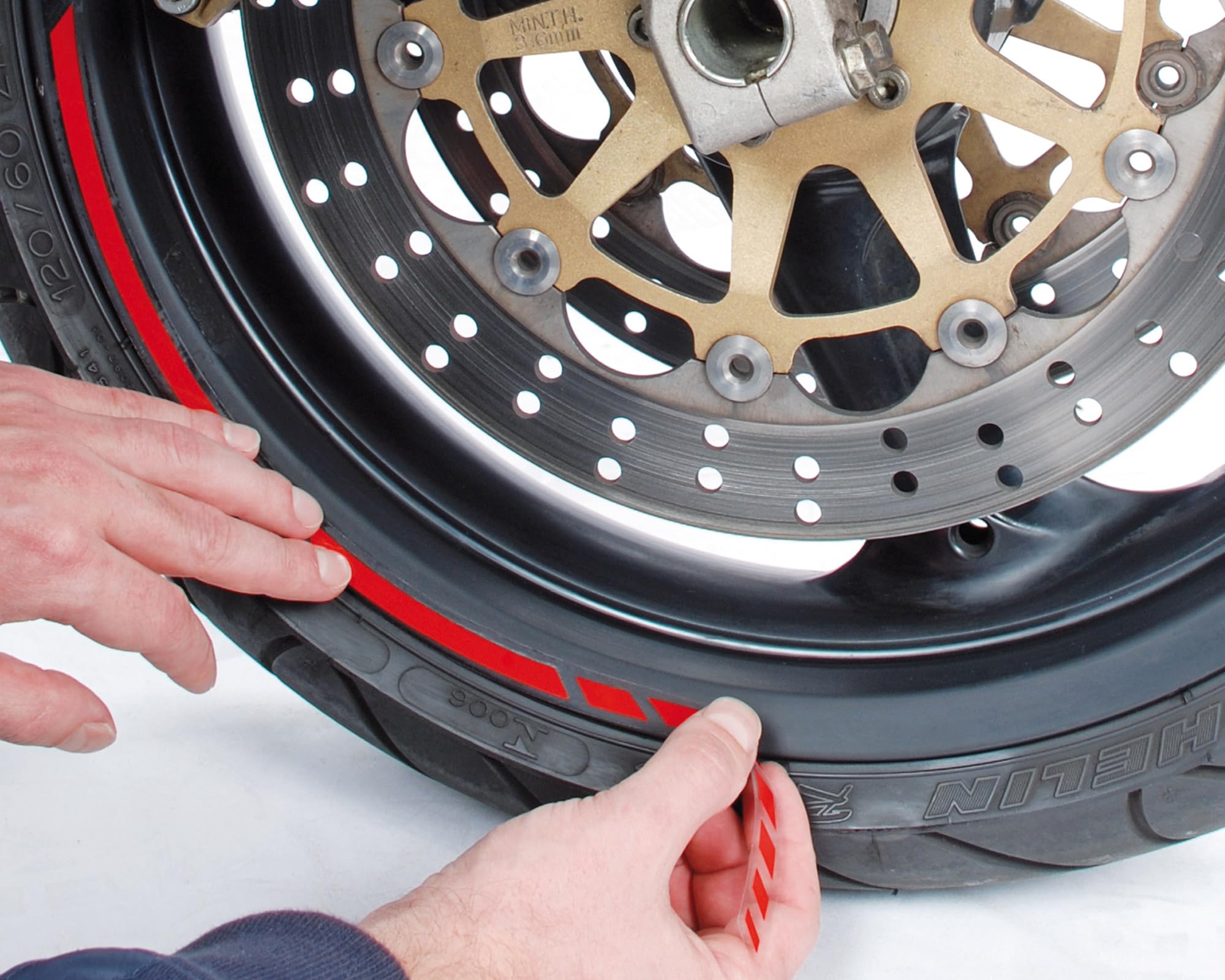 Foliatec PIN Striping Racing Motorbike Self Adhesive Car Wash Proof Racing Style Red