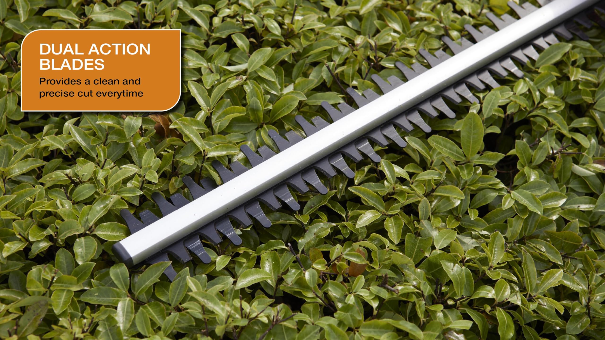 Flymo EasiCut 450 Electric Hedge Trimmer ? Precision Cutting, 45cm Cutting Length, Lightweight Design, Crisp and Clean Finish, Ideal for Hedge