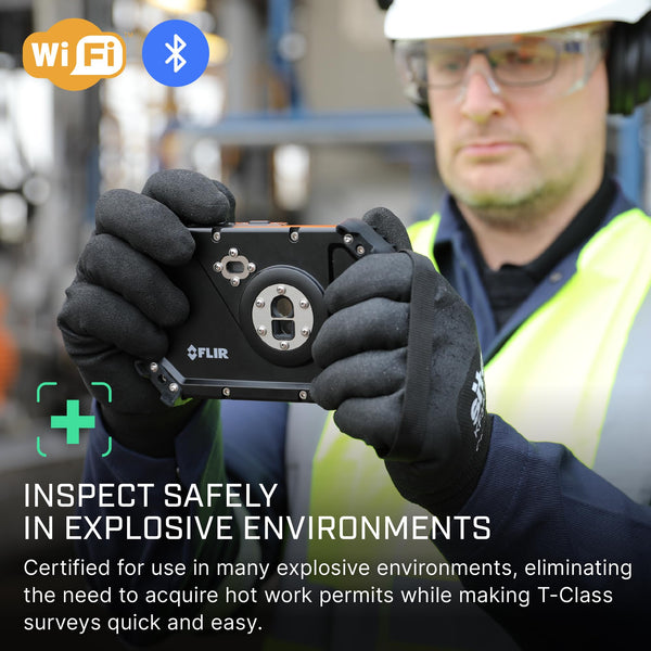 FLIR C5 Compact Thermal Imaging Camera with Wifi: High Resolution Infrared Imager for Inspection, Electrical/Mechanical, Building, and HVAC Applications
