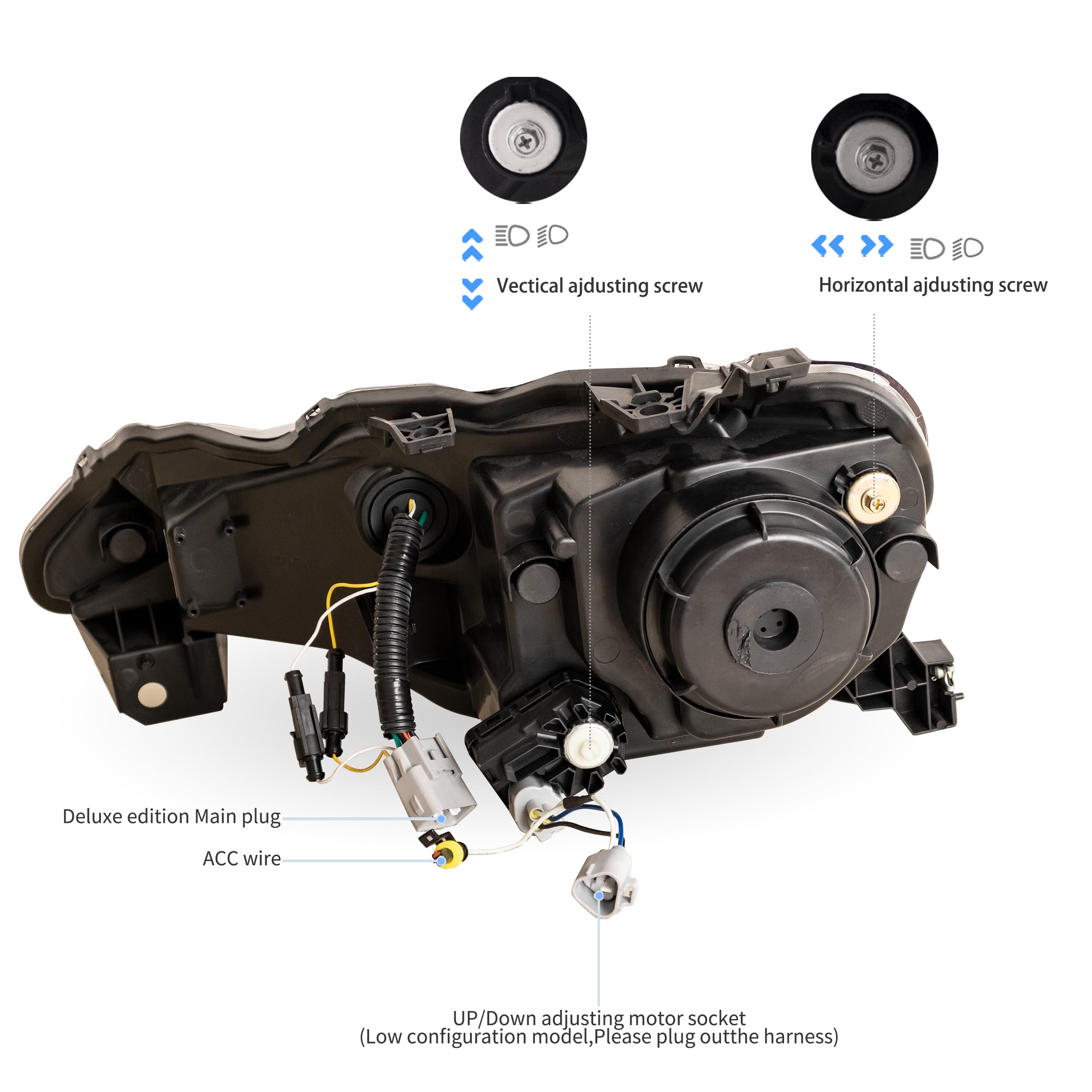 VLAND LED Tail Lights Compatible with Toyota 86 GT86 2012-2020/Subaru BRZ 2013-2020/Scion FR-S 2013-2020, Full LED Rear Light with Sequential Indicator, Red White Lens