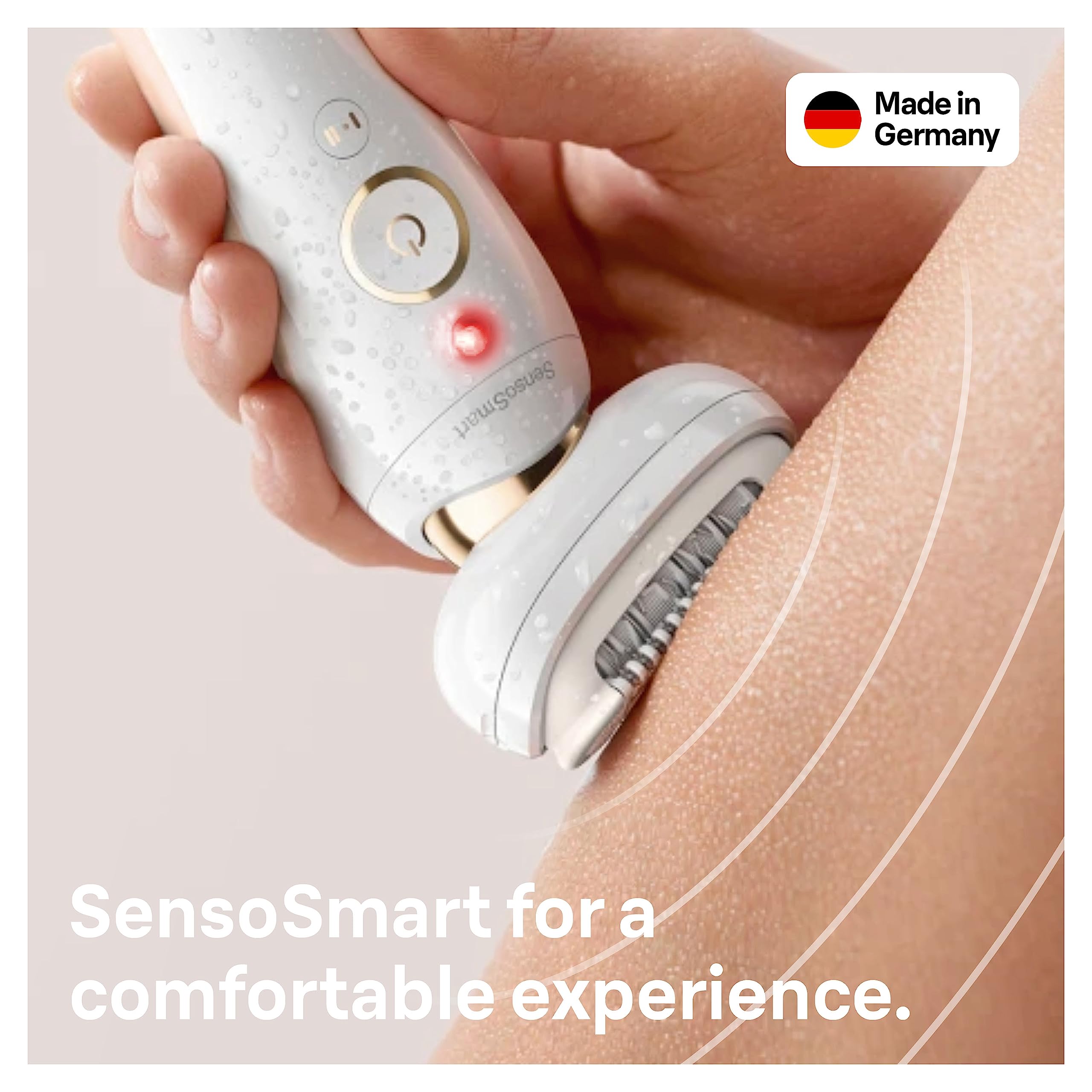 Braun Silk-épil 9 Flex SkinSpa, Epilator with 360° Flexible Head for Easy Hair Removal, Wet & Dry, Lasting Smooth Skin, All-in-One Kit, with Body Mini Shaver, SES9-481 3D, White/Gold