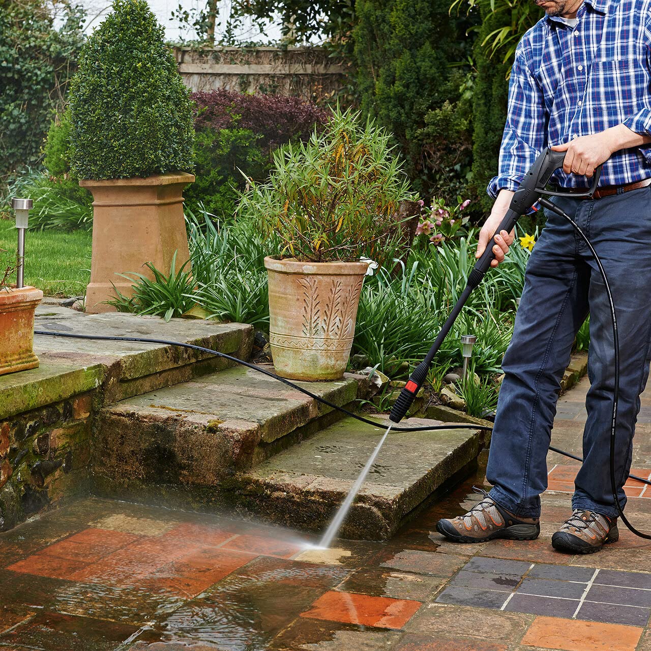 Bosch EasyAquatak 110 High Pressure Washer, Green, 37.5 cm*40.0 cm*20.0 cm