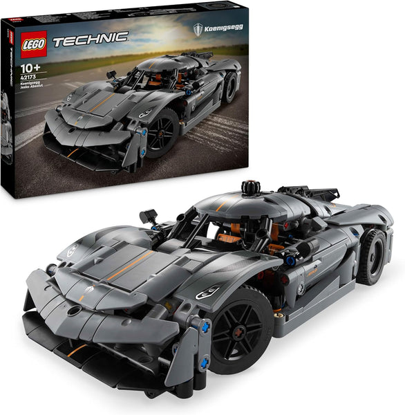 LEGO Technic Koenigsegg Jesko Absolut Grey Hypercar, Race Car Building Toy Set for Boys, Girls & Kids Aged 10 Plus, Buildable Vehicle Model Kit, Introduction to Engineering, Birthday Gift Idea 42173