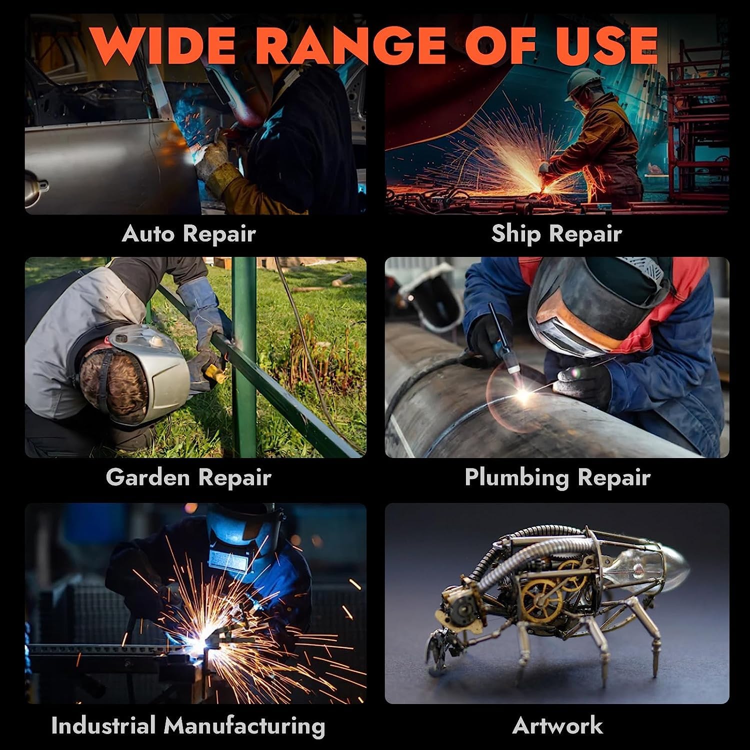 HITBOX 160A Stick Welder, 2 in 1 Lift TIG MMA ARC Welding Machine, 240V Portable Welder with Arc Force, Hot Start, Anti-Stick, LCD Digital Display, IGBT Inverter Welder for Home and Professional Use