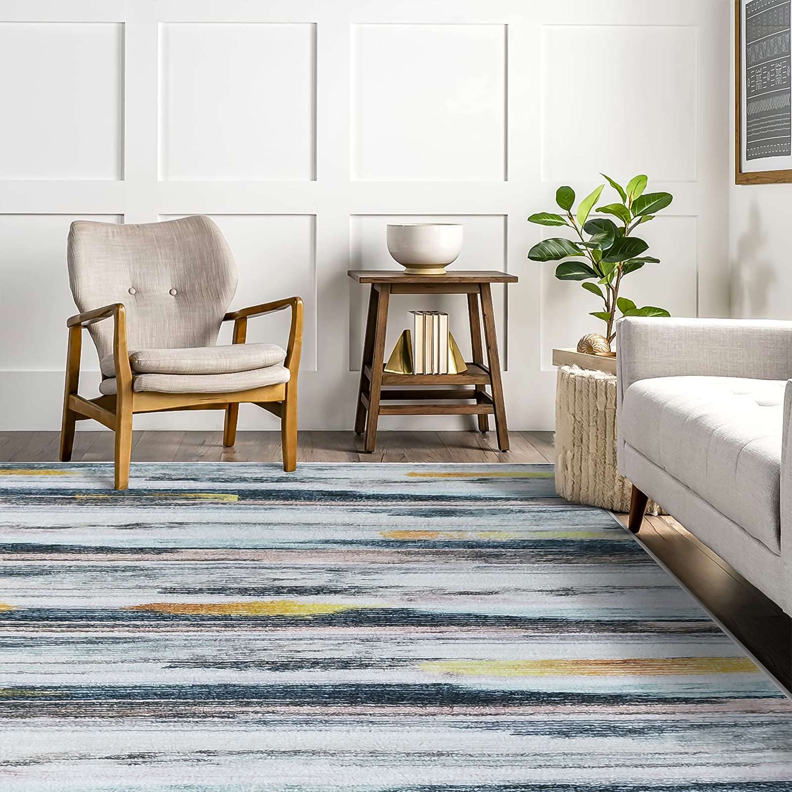 Tinyboy-hbq Area Rugs Artistic Traditional Unique Rugs Fluffy Bedroom Carpet Shaggy Living Room Rug Anti Slip Rugs Soft Modern Plush Carpets Suitable