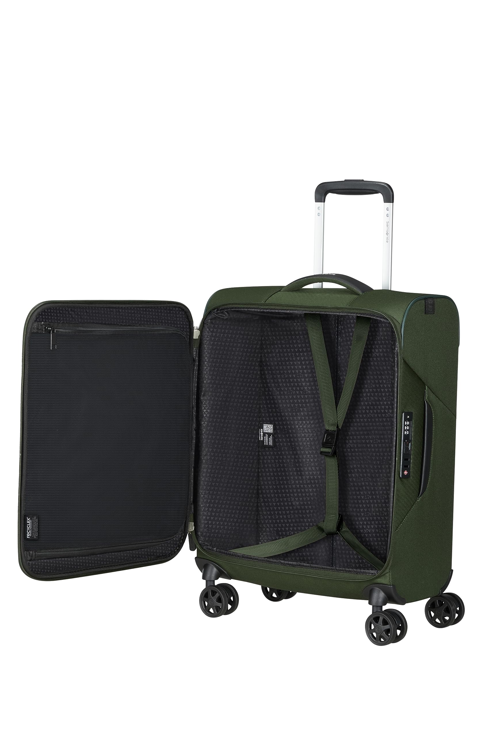 Samsonite Litebeam - Spinner S, Hand Luggage, 55 cm, 39 l, Black (Black)