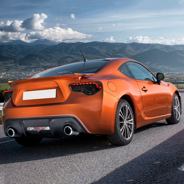 VLAND Rear Lights for GT86 FT86 2012-2020 BRZ 2013-2020 Tail Lights Assembly with Sequential Turn Signal (smoked a)