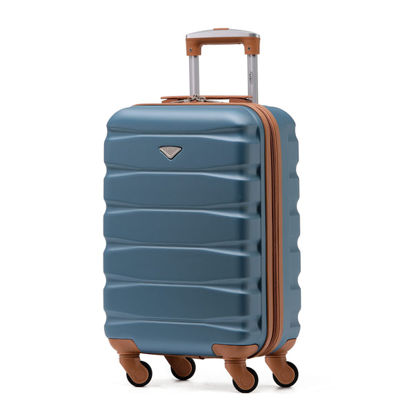 Flight Knight Set of 3 Lightweight 4 Wheel ABS Hard Case Suitcases Cabin & Hold Luggage Options Approved for Over 100 Airlines Including easyJet, British Airways, Ryanair, Jet2 & Many More