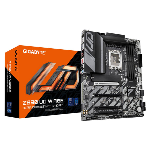 GIGABYTE Z890I AORUS ULTRA Motherboard - Supports Intel Core Ultra (Series 2) CPUs, 8+1+2 phases VRM, up to 8800MHz DDR5 (OC), 1xPCIe 5.0 + 1xPCIe 4.0, Wi-Fi 7, 2.5GbE LAN, Thunderbolt 4