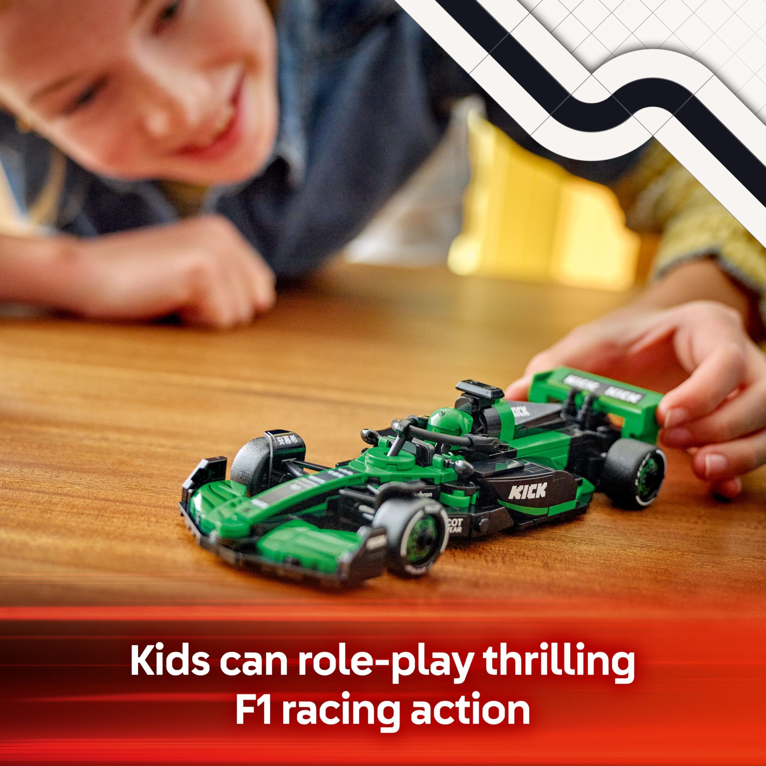 LEGO Speed Champions McLaren F1 Team MCL38 Race Car Toy with a Collectible Formula 1 Driver Minifigure - Model Kits for 10+ Year Old Boys & Girls or Adult Motorsport Fans 77251